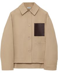 Loewe - Cotton Workwear Jacket - Lyst