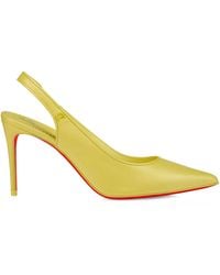 Christian Louboutin - Sporty Kate Leather Slingback Pumps 85 - Lyst