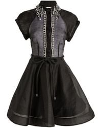 Zimmermann - Matchmaker Flip Sheer Mini Dress - Lyst