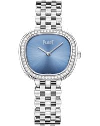 Piaget - Stainless Steel And Diamond Sixtie Watch - Lyst