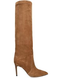 Paris Texas - Suede Stiletto Heeled Boots 85 - Lyst