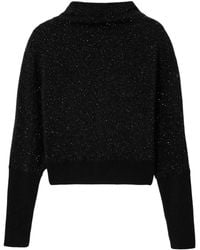 AllSaints - Wool-Blend Sparkle Ridley Sweater - Lyst