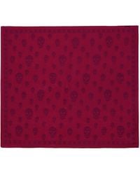 McQueen - Silk Skull Scarf - Lyst
