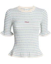 Claudie Pierlot - Knitted Stripe Top - Lyst