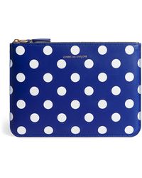 Comme des Garçons - Leather Polka-Dot Zipped Pouch - Lyst
