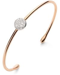 Pomellato - Rose And Diamond Sabbia Bangle - Lyst