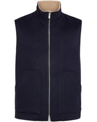 Lardini - Wool-Cashmere Gilet - Lyst