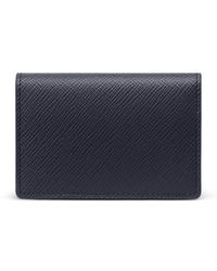 Smythson - Leather Panama Folded Card Holder - Lyst