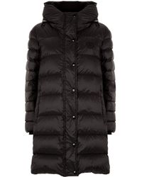 Burberry Hooded Puffer Coat - Black