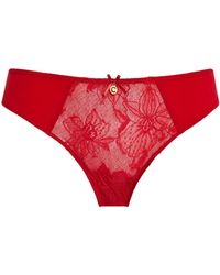 Chantelle - Lace Orchids Thong - Lyst