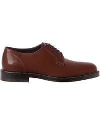 Brunello Cucinelli - Leather Derby Shoes - Lyst