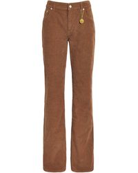 Stella McCartney - Corduroy Flared Trousers - Lyst