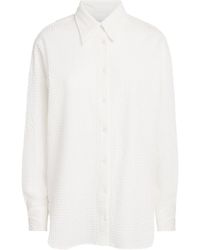 Hunza G - Seersucker Resort Shirt - Lyst