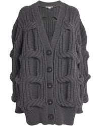Stella McCartney - Virgin Wool Falabella Cardigan - Lyst