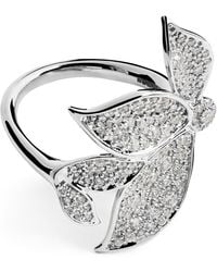 BeeGoddess - And Diamond Gloria Secret Garden Ring - Lyst