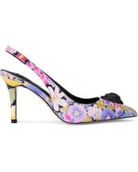 Kurt Geiger - Leather Belgravia Slingback Pumps - Lyst