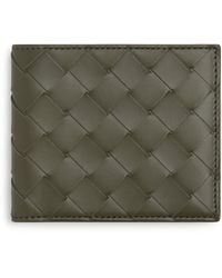 Bottega Veneta - Leather Intrecciato Bifold Wallet - Lyst