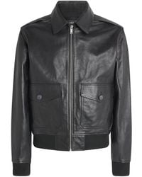 A.P.C. - Gael Leather Jacket - Lyst