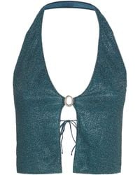 Oséree - Halterneck Lumière Top - Lyst