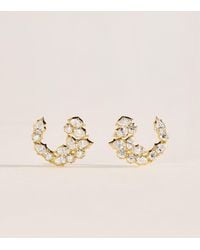 Jade Trau - And Diamond Posey Crescent Earrings - Lyst