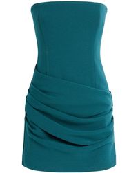 Alex Perry - Stretch-Crepe Strapless Mini Dress - Lyst