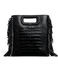 Maje - Leather M Cross-Body Bag - Lyst