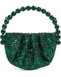 L'ALINGI - Exclusive Micro Glitter Embellished Eternity Clutch Bag - Lyst