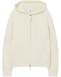 Burberry - Cashmere-cotton Zip-up Hoodie - Lyst