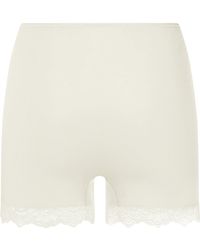 Hanro - Wool-Silk Boy Shorts - Lyst