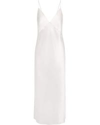 Olivia Von Halle - Silk Issa Slip Dress - Lyst