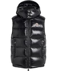 Moncler - Down Hooded Bormes Gilet - Lyst