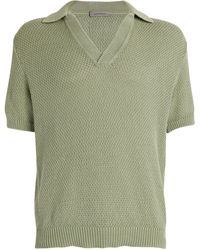 Corneliani - Cotton Knit Polo Shirt - Lyst
