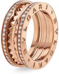 BVLGARI - And Diamond B.Zero1 Rock Ring - Lyst