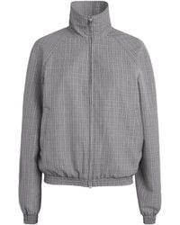 Acne Studios - Check Tailored Bomber Jacket - Lyst