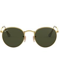 Ray-Ban - Round Wire-Frame Sunglasses - Lyst