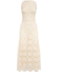 Escvdo - Crochet Siula Maxi Dress - Lyst