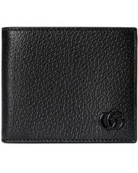 Gucci - Leather Gg Marmont Bifold Wallet - Lyst