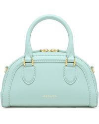 McQueen - Mini Leather Birdee Boston Cross-Body Bag - Lyst