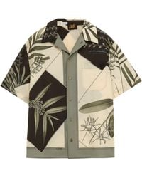 Loewe - X Paula's Ibiza Silk-blend Short-sleeve Shirt - Lyst
