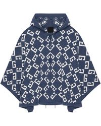 Givenchy - Cashmere-Cotton Hooded Poncho - Lyst