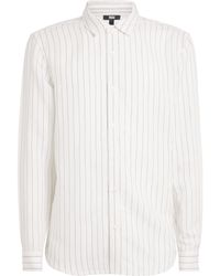 PAIGE - Linen-Blend Stripe Shirt - Lyst