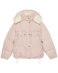 Gucci - GG Cotton Canvas Puffer Jacket - Lyst