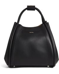 Max Mara - Small Leather Marine Top-Handle Bag - Lyst