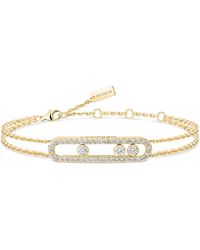 Messika - Move Classique And Diamond Pavé Bracelet - Lyst