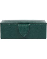 Smythson - Panama Leather Cufflink Box - Lyst