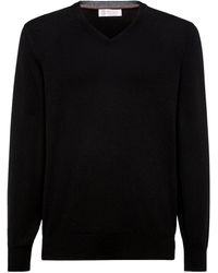 Brunello Cucinelli - Cashmere V-Neck Sweater - Lyst