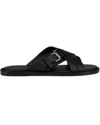 Christian Louboutin - Emircross Leather Sandals - Lyst
