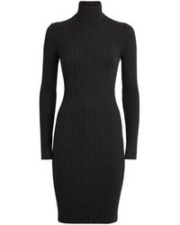 Wolford - Wool-cotton Ribbed Dress - Lyst