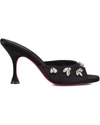 Christian Louboutin - Degraqueen Embellished Mules 85 - Lyst