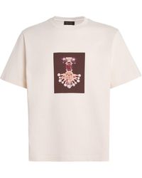 Wales Bonner - Cotton Compass T-Shirt - Lyst